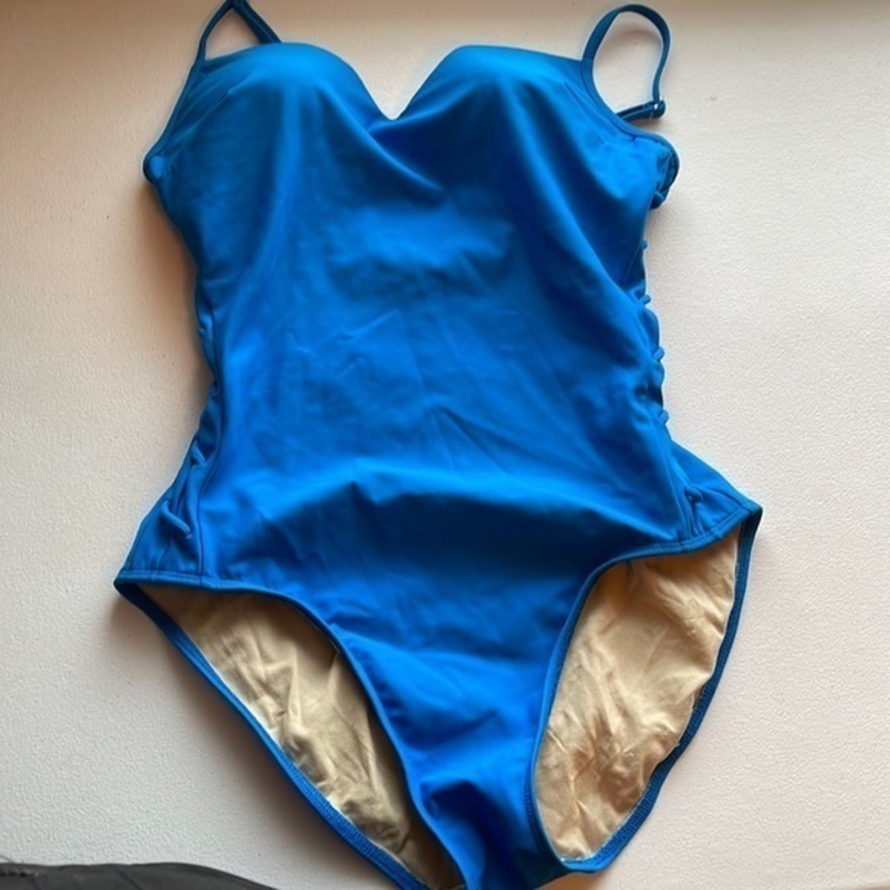 Newport News Swim Solid Blue Size 12T